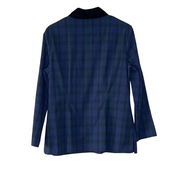 SAIL TO SABLE TARTAN PLAID STRETCH TUNIC TOP SIZE L‎ - Picture 2 of 8